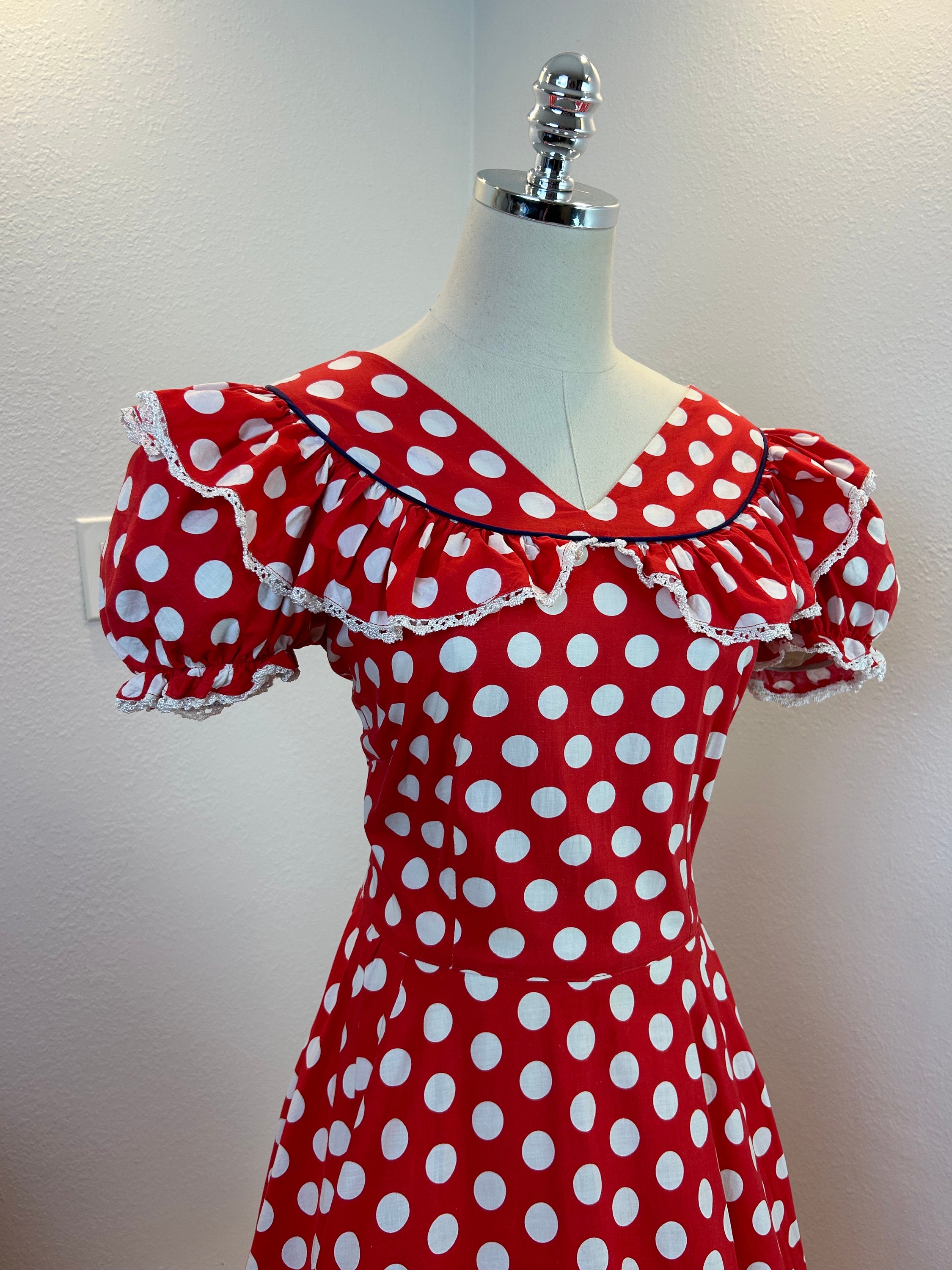 open lace back dress Amazon.com: White Polka Dot Dresses main image 0