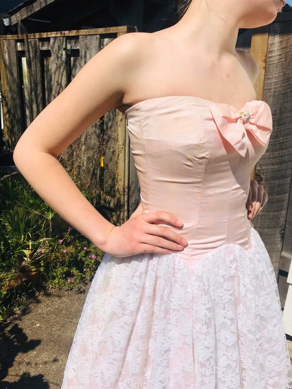 Vintage 1950s Formal Dress- Petite