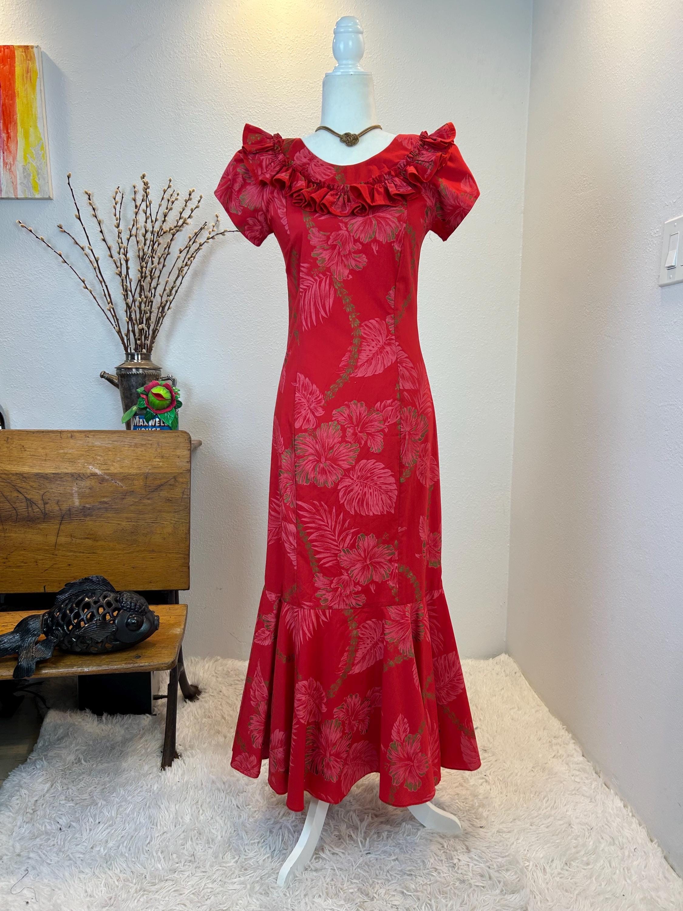 1980s Sun Babies MuuMuu ドレス Mamo Howell | Dresses | Vintage Mamo Howell Hawaiian Muumuu