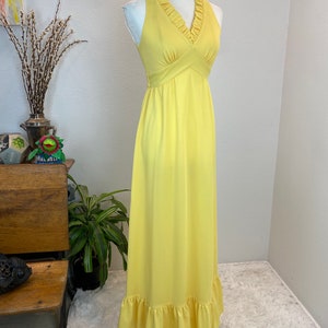 1970s maxi dress / 70s maxi dress / 1970s dress / vintage sundress image 8