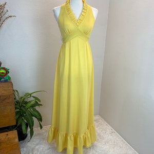 1970s maxi dress / 70s maxi dress / 1970s dress / vintage sundress image 2