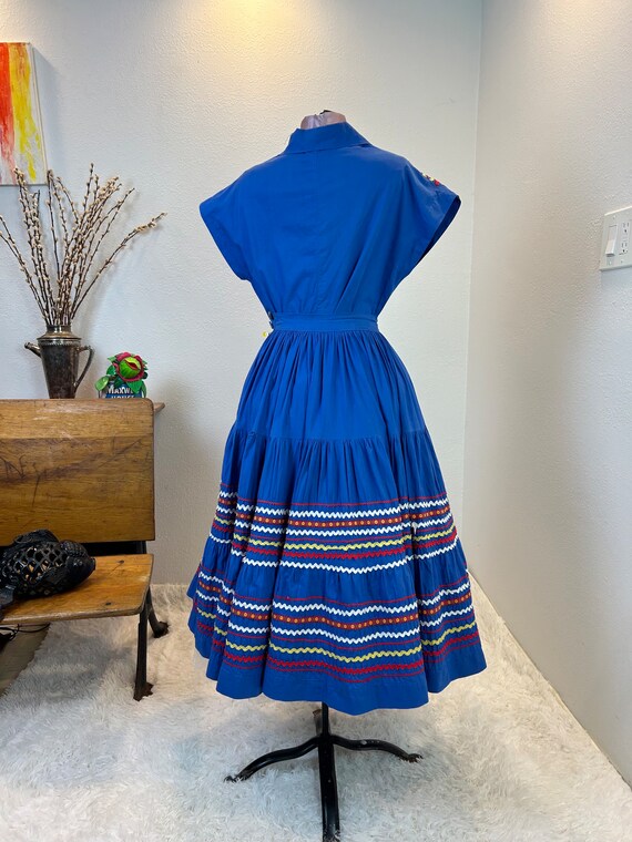 1950s Patio dress / 50s Dress / 1950s square danc… - image 6