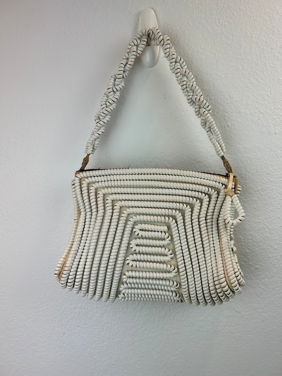 1940’s Telephone Cord Purse / 40s Telephone Cord … - image 8