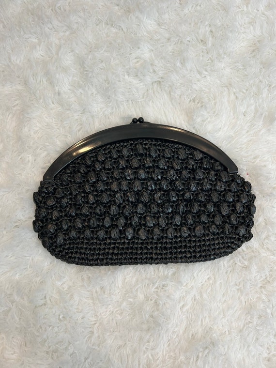 1960’s Raffia Purse / 60s Purse / Vintage Raffia P