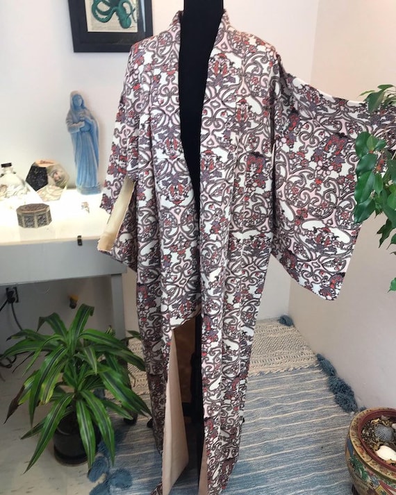 1930s Silk Kimono- Early Showa Era