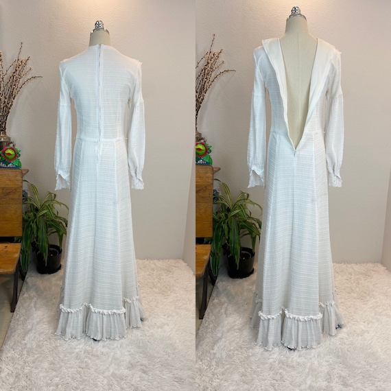 1970s Prairie dress / 70s dress / 1970s dress - image 7