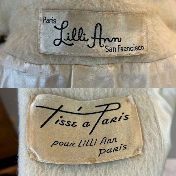 Lilli Ann 1960s Wool Coat with Mink Collar main image 1