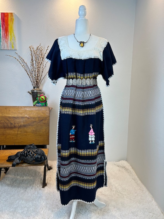 1960s Mexican dress / Vintage Mexican Dress / 197… - image 5
