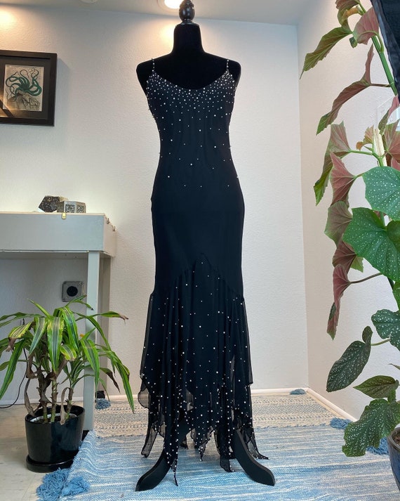 1990’s Silk Betsy Johnson Evening Dress