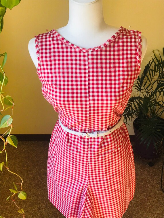 1950s Gingham Playsuit
