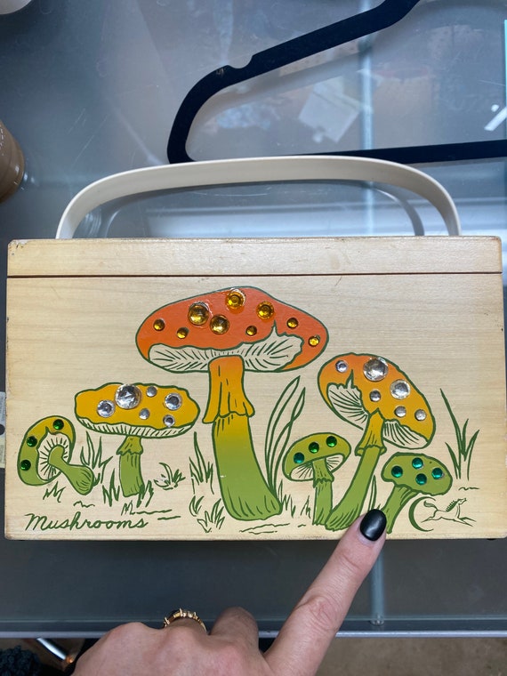 Enid Collins Mushroom Purse / Enid Collins Shroom… - image 10