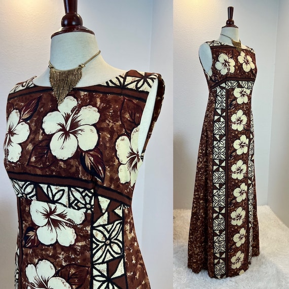 1960’s Ui-Maikai dress / vintage Hawaiian Dress / 