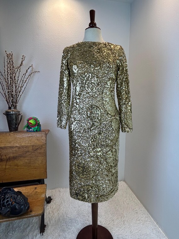 Only Vintage Sequin Dress-Bust 36