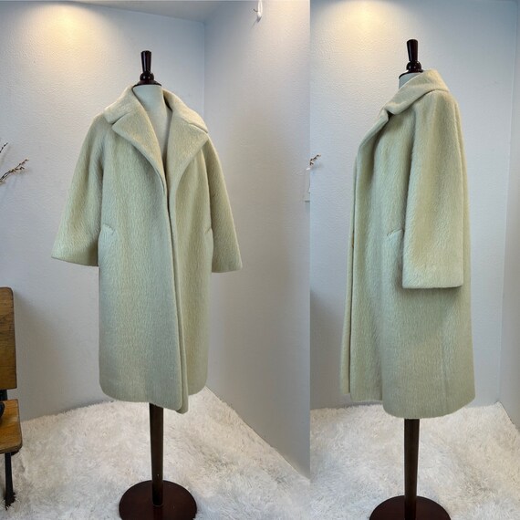 Lilli Ann 1960s Wool Coat with Mink Collar