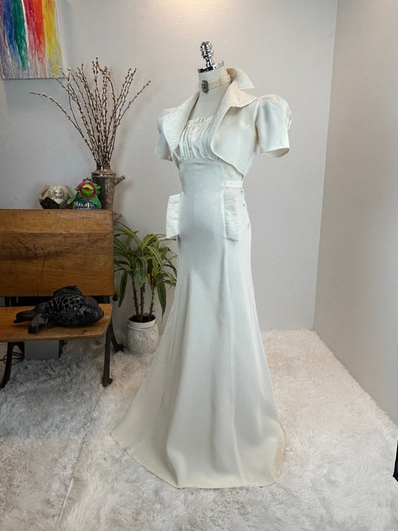 1930s Dress Set / 1930s dress and Bolero / 1930s … - image 6