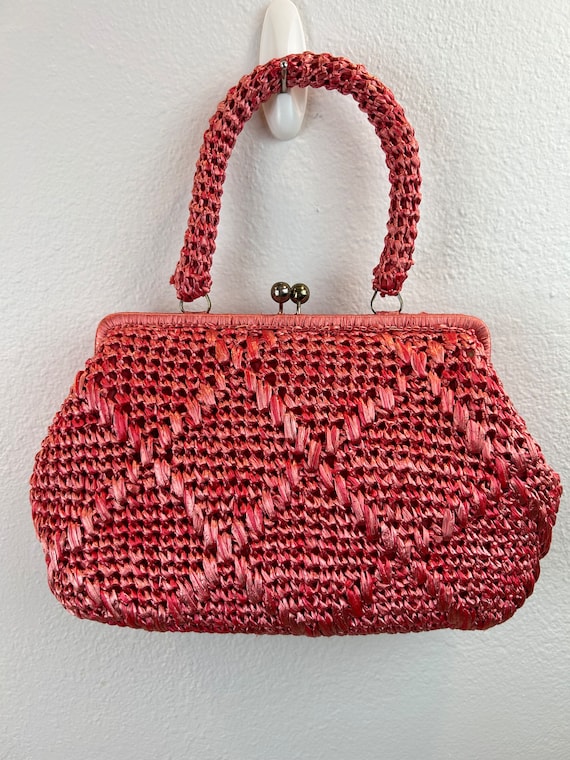 1960’s Raffia Purse / 60s Raffia Purse / 1960s pu… - image 8