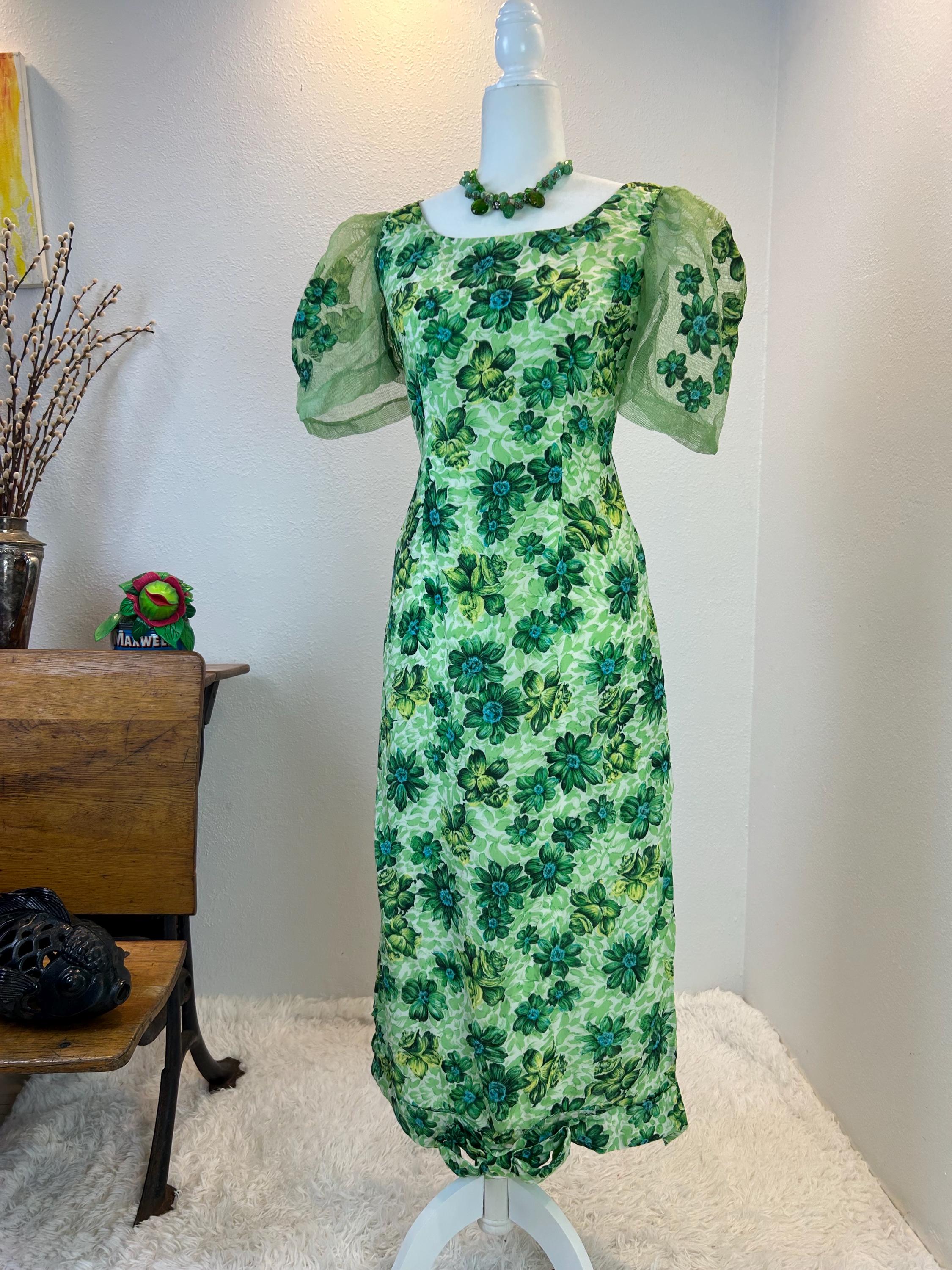 50s vintage Hawaiiドレス緑色 花柄 il_fullxfull.6298884057_rrpq.jpg