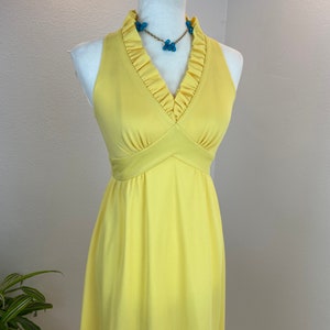 1970s maxi dress / 70s maxi dress / 1970s dress / vintage sundress image 3