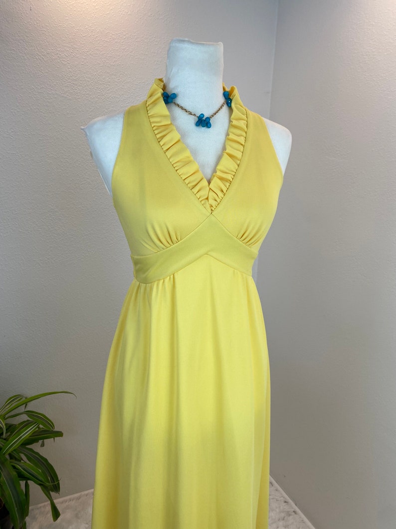 1970s maxi dress / 70s maxi dress / 1970s dress / vintage sundress image 3