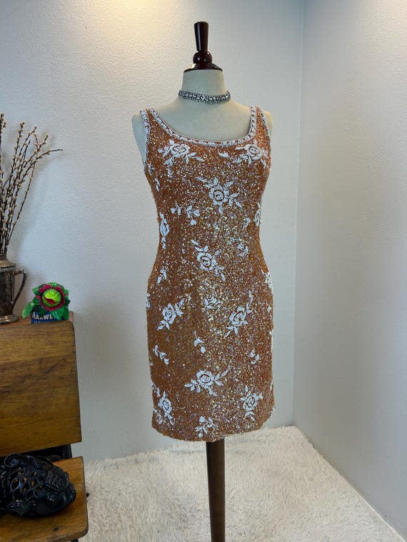 1950s sequin dress Gem
