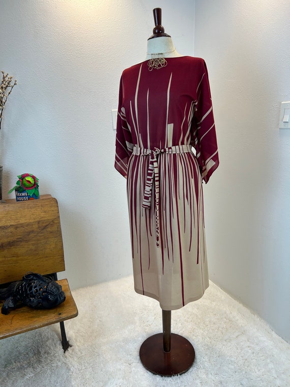 1970s Dress / 70s Dress / 1970s Dress / deco styl… - image 3