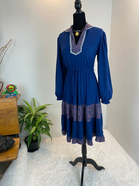 1970s Prairie Dress / 70s Prairie Dress / vintage… - image 3