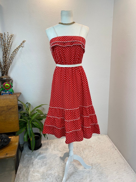 1980s dress / 80s dress / vintage sun dress - image 10