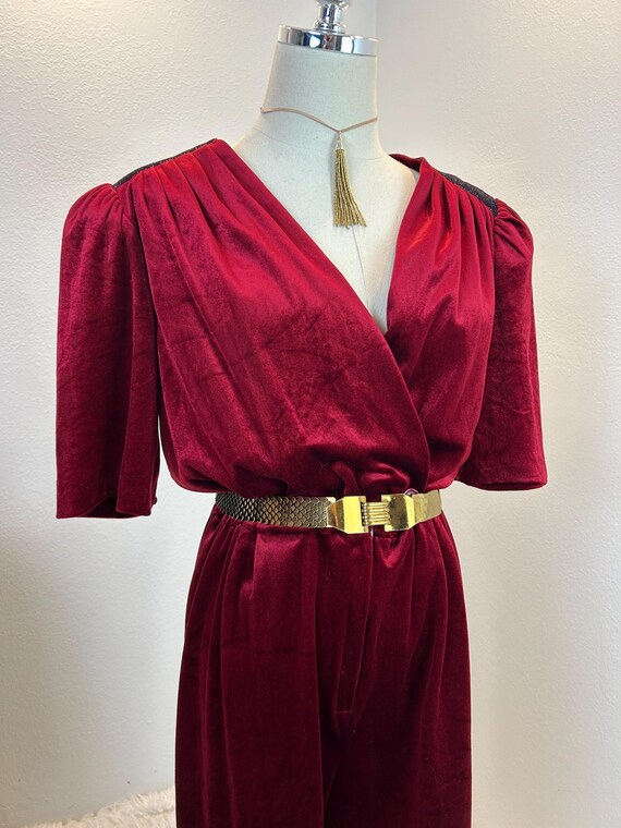 Vintage 80's sleeveless romper jumpsuit S
