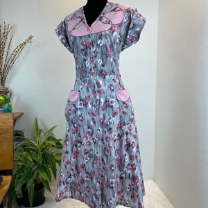 1940s dress / 40s dress / 1940s volup dress