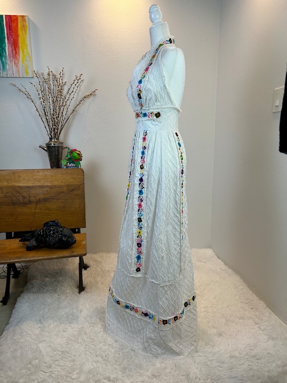 1960s Mexican Wedding dress / Vintage Mexican Wed… - image 6