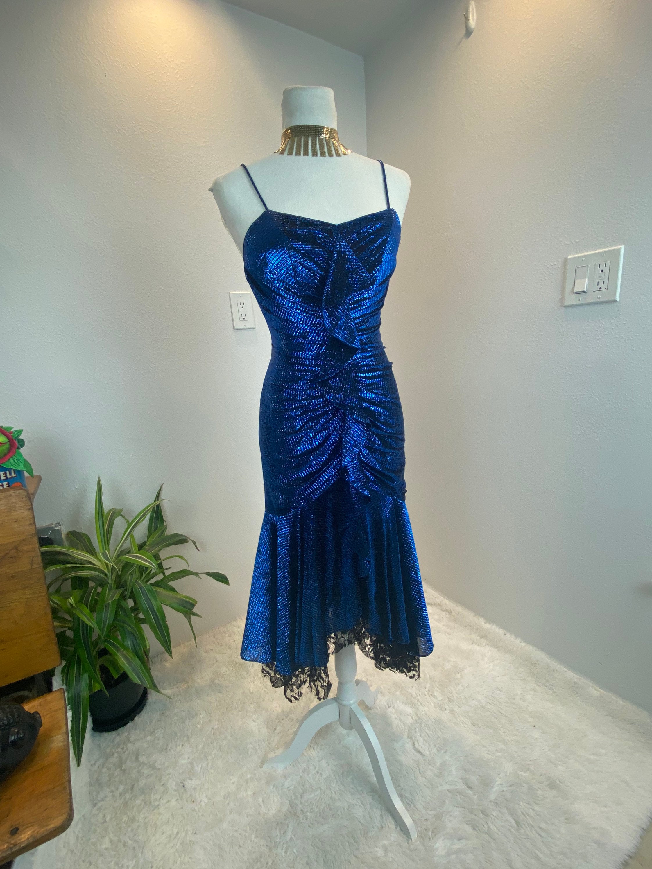 New Leaf by Samir Dress / Vintage Mermaid New Leaf Party Dress