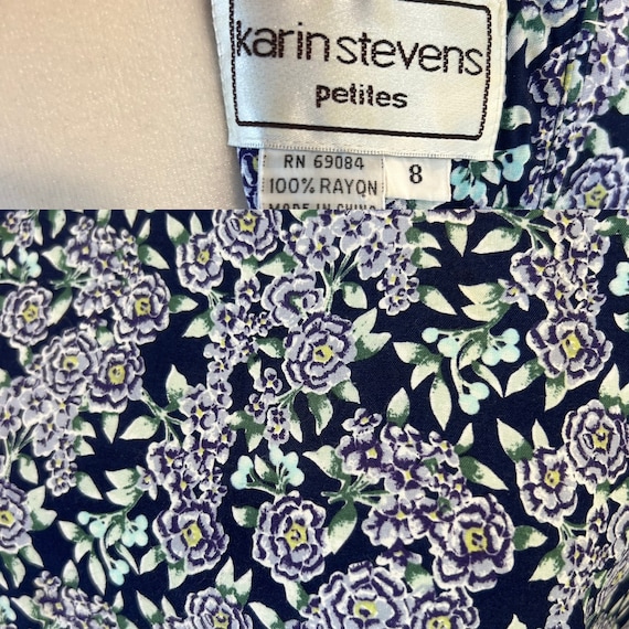 1980’s Dress / 80’s Dress / 1980s Karin Stevens d… - image 7