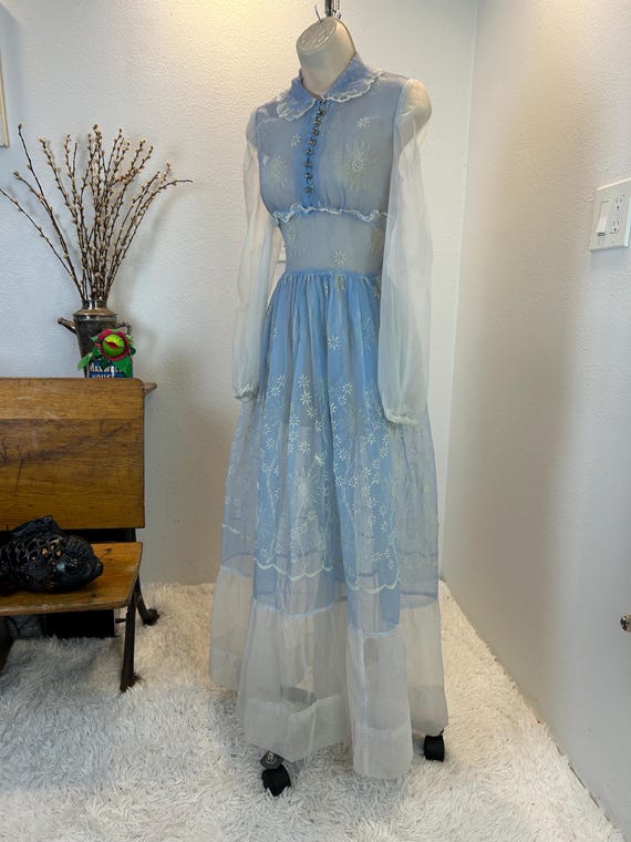 hand dyed silk dress Hydra Dress Turquoise Hand Dyed