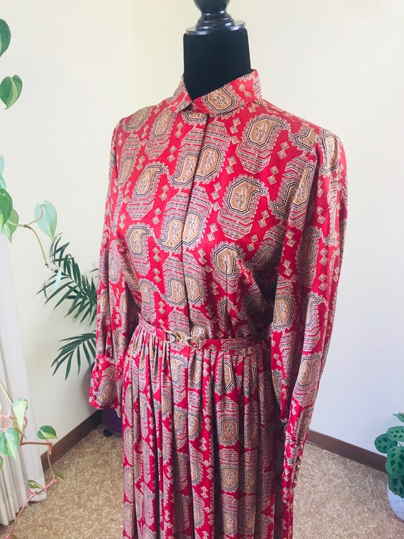 Vintage 1950s Fall Dress by Naturally Natlynn of N