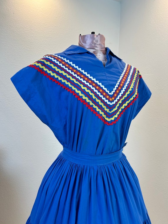 1950s Patio dress / 50s Dress / 1950s square danc… - image 5