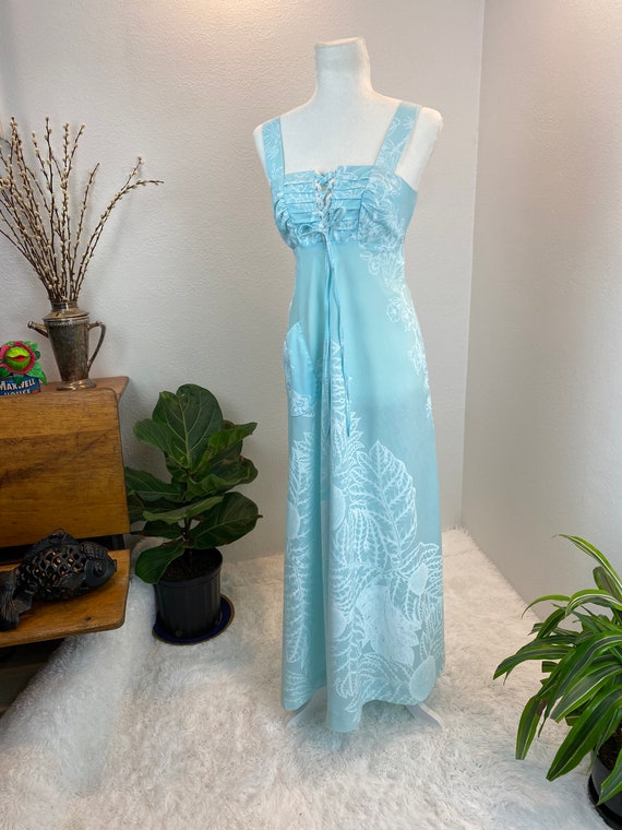 Vintage 1970’s Tahiti Prairie Dress - image 10