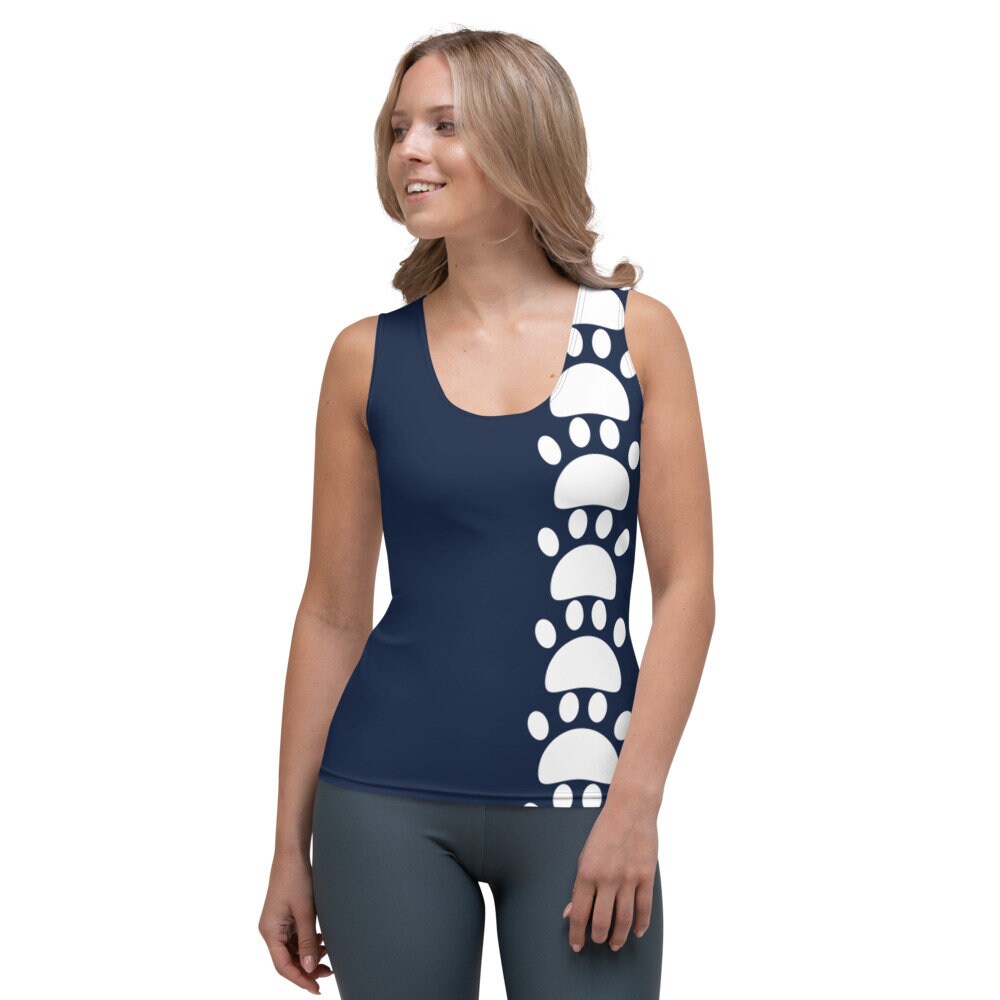 paw print tank top