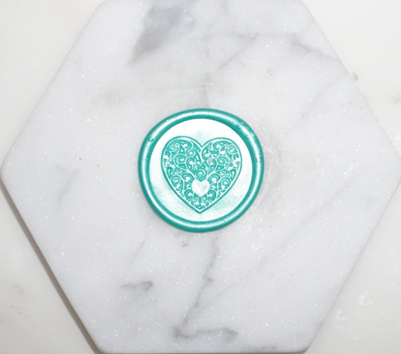 Heart Pre-made Wax Seals