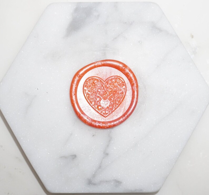 Heart Pre-made Wax Seals