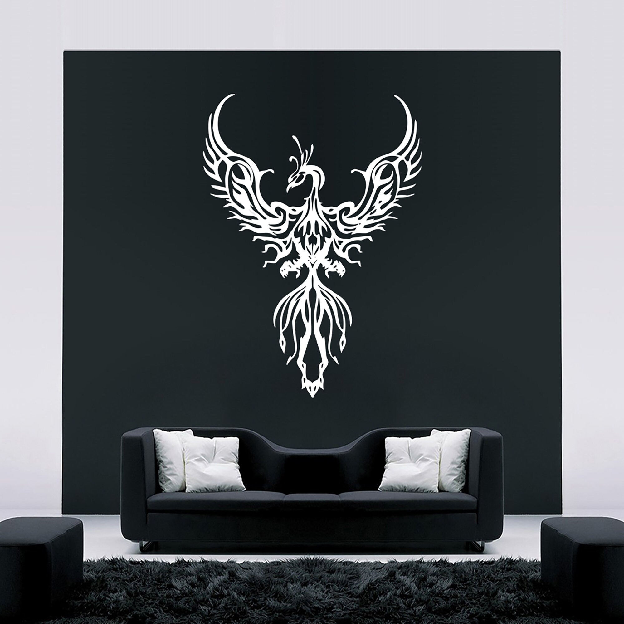 Phoenix Metal Wall ArtMetal Wall SignAnimal Metal Wall Etsy