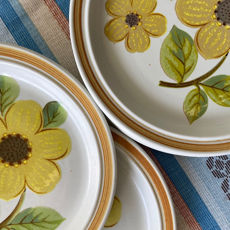 Vintage Royal Doulton summer Days Lambeth Stoneware Dishes Made in