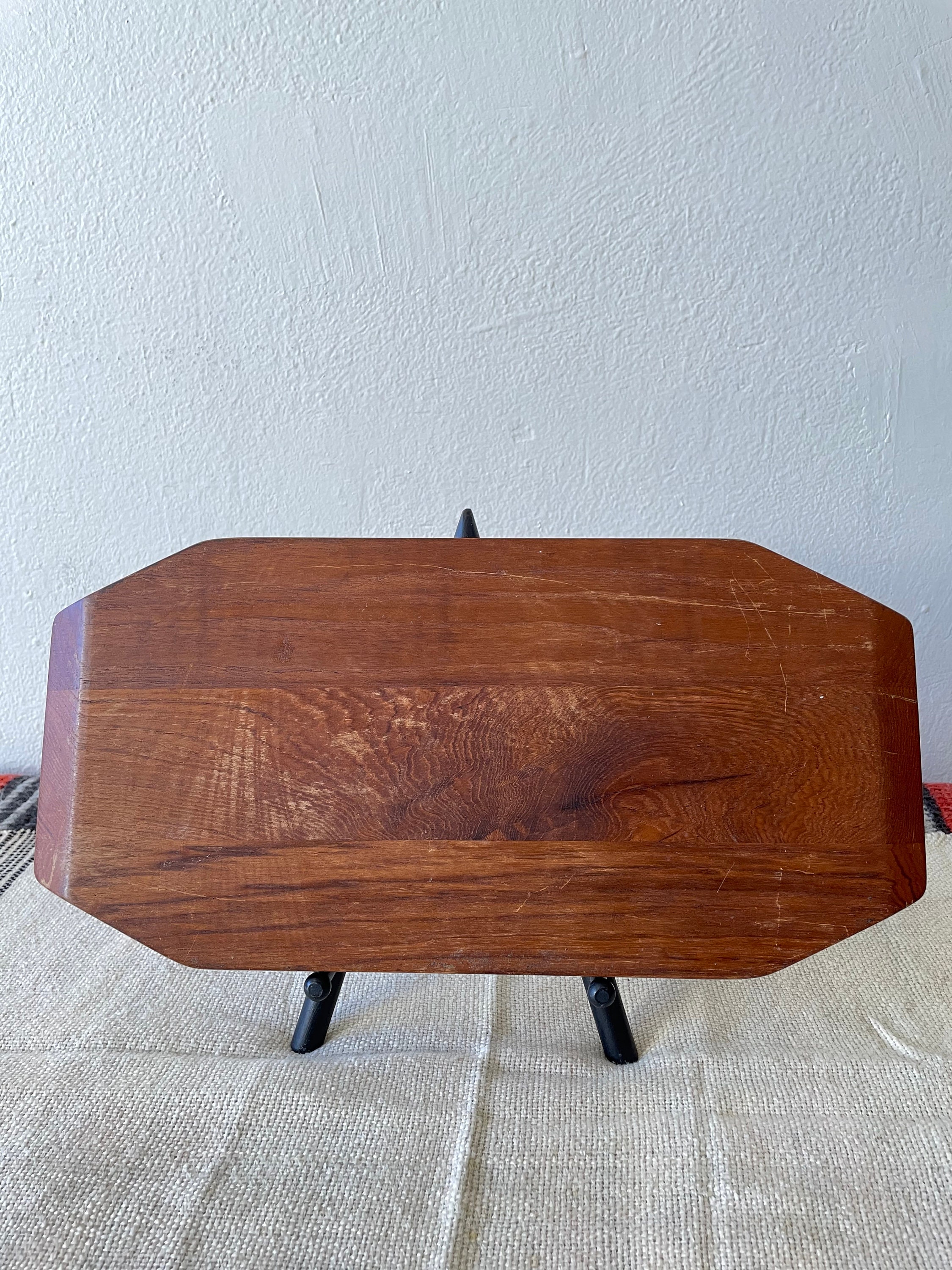large dark wood tray