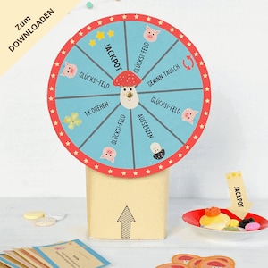DIY Silvester Party Spiel  für Kinder/ Kinderparty Spiel/ Kindergeburtstag Spiele drinnen/ Silvester mit Kindern/ PDF-Vorlage zum Ausdrucken