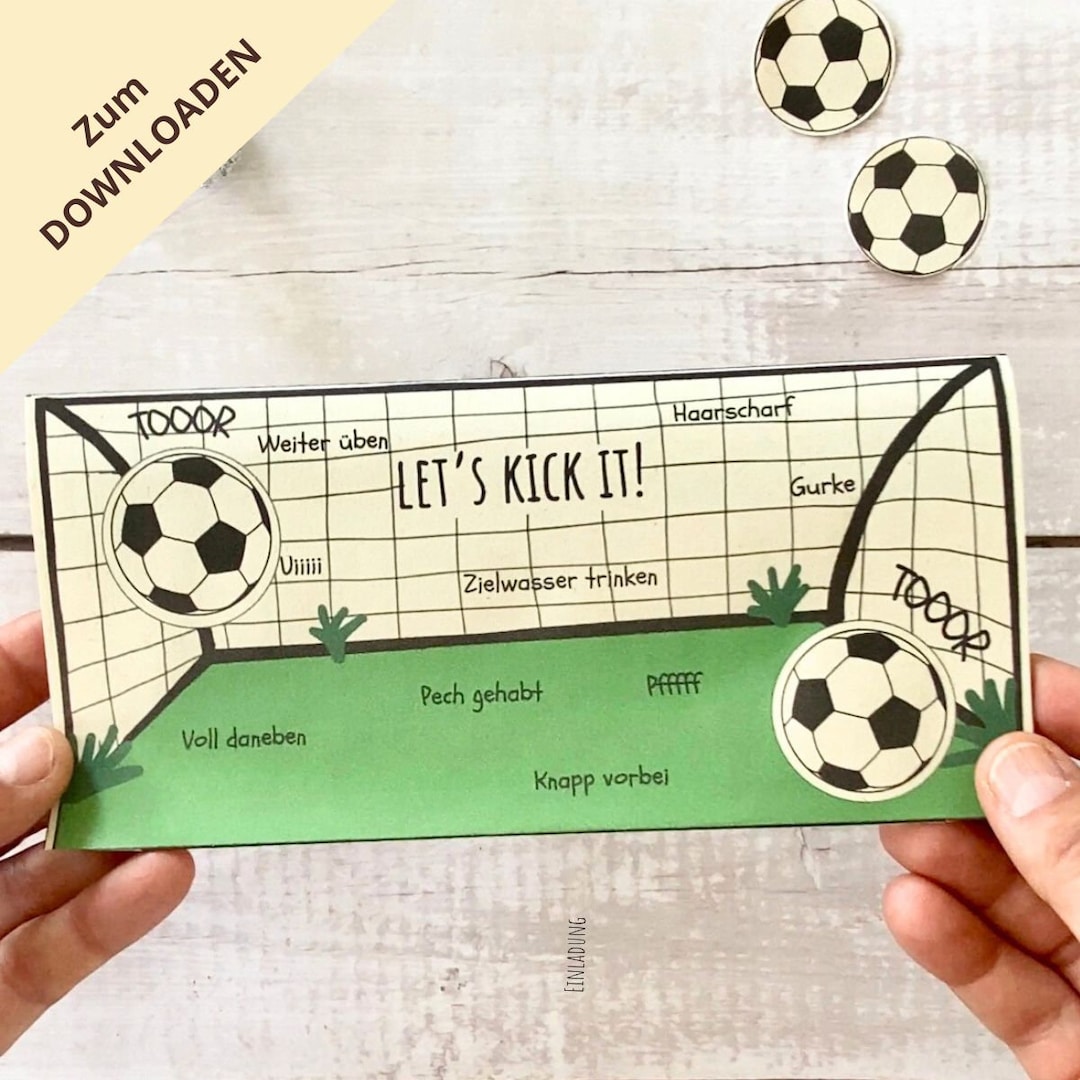 DIY Fu ball Einladung Inkl Torwand spiel Basteln Fu ball diy-fu-ball-einladung-inkl-torwand-spiel-basteln-fu-ball