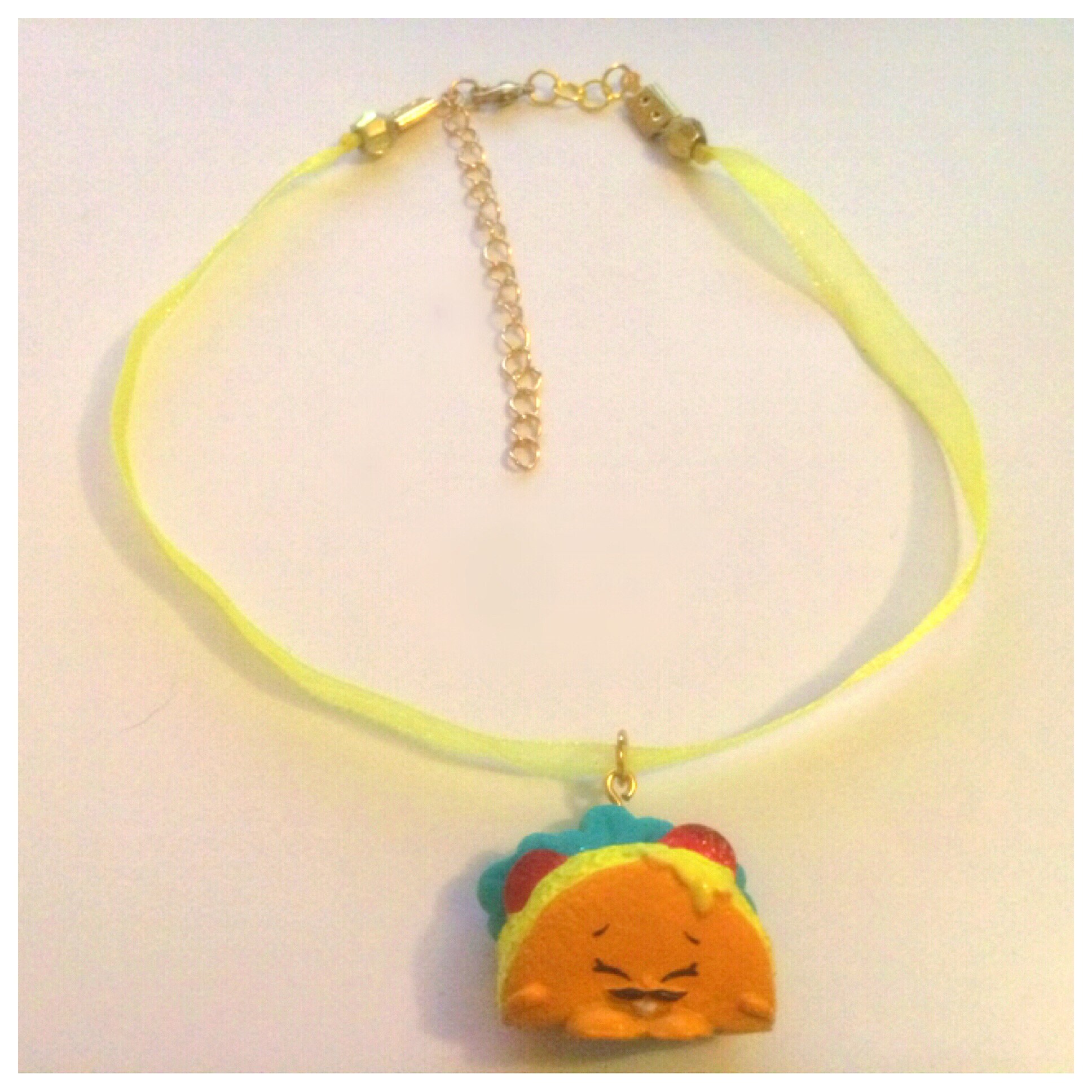 Shopkins Taco Burrito Choker Necklace Etsy