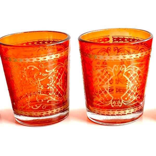 Moroccan Tea Glasses Etsy