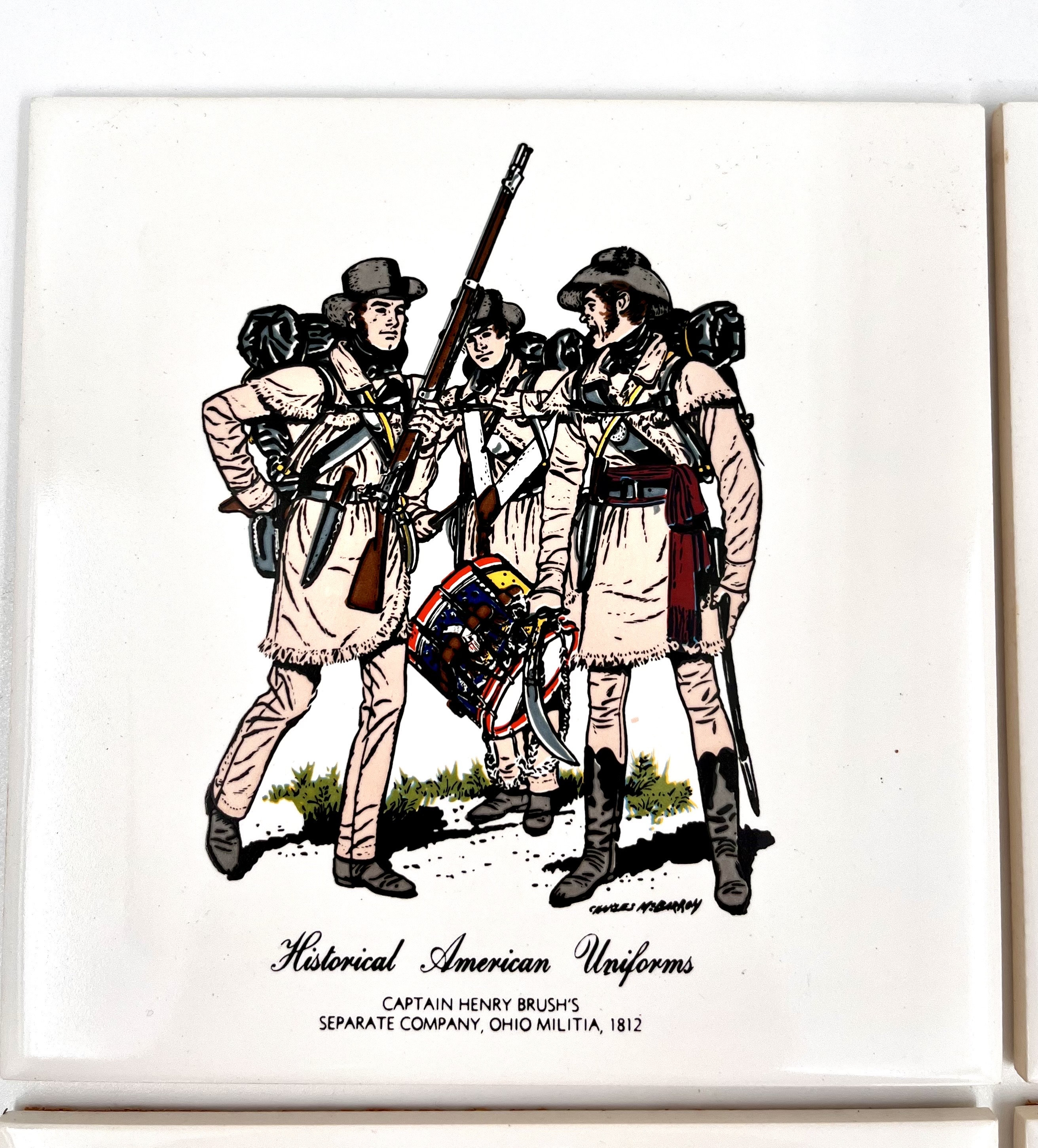 Vintage Early American Military Decor Historical American