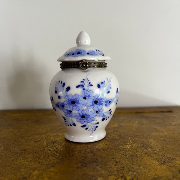 Blue and White Ginger Jar Etsy