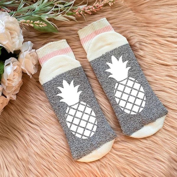 Pineapple  IVF Socks- Lucky Transfer Socks- Transfer Day Socks - Transfer Day Gift - IvF Socks - Transfer Socks - IVF Gift - IUI