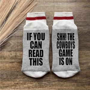 Cowboys Socks-Cowboys Gifts-Football Gift-Football Socks-Dad Gifts-Husband Gift-NFL Gift-Dallas Cowboys-Birthday